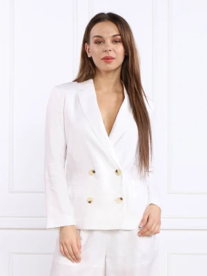Armani Exchange Lniana marynarka | Regular Fit
