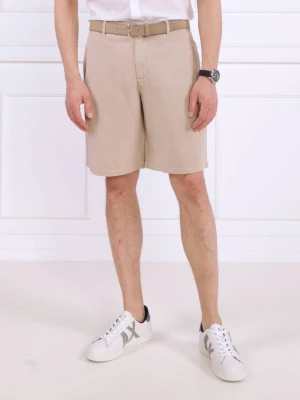Armani Exchange Lniane szorty chino | Regular Fit
