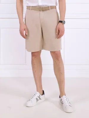 Armani Exchange Lniane szorty | Regular Fit