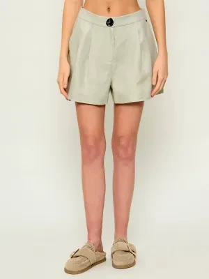 Armani Exchange Lniane szorty | Relaxed fit