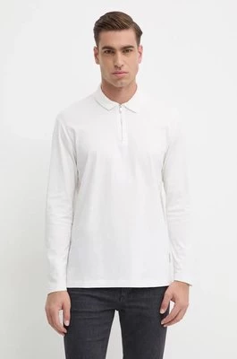 Armani Exchange longsleeve bawełniany kolor biały gładki XM000059 AF10362