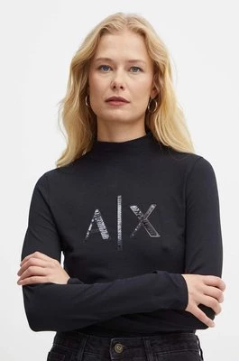 Armani Exchange longsleeve damski kolor czarny XW000061 AF10355