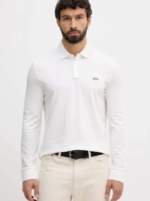 Armani Exchange longsleeve kolor biały gładki XM001288 AF17321