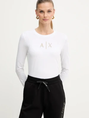 Armani Exchange longsleeve kolor biały XW001365 AF16294