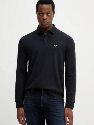 Armani Exchange longsleeve kolor granatowy gładki XM001288 AF17321