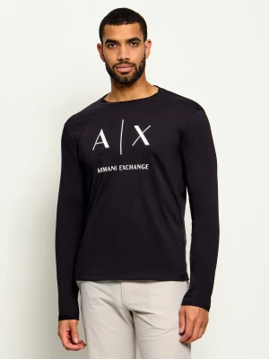 Armani Exchange Longsleevy | Slim Fit czarny