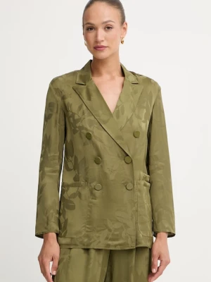 Armani Exchange marynarka dwurzędowa damska z wiskozy