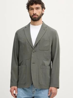 Armani Exchange marynarka jednorzędowa męska z dodatkiem wełny