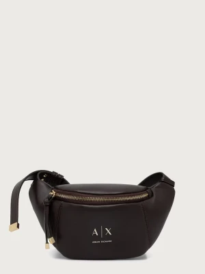 Armani Exchange nerka damska z imitacji skóry brązowy