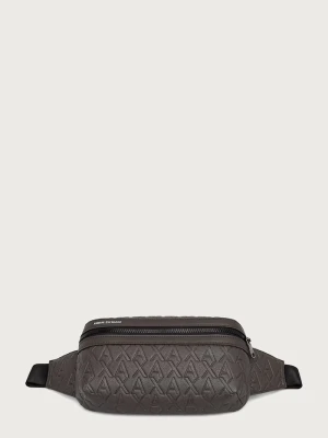 Armani Exchange nerka męska z imitacji skóry brązowy