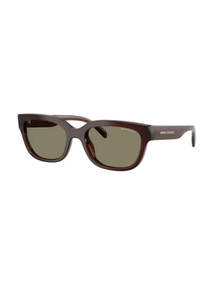 Armani Exchange okulary przeciwsłoneczne brązowy
