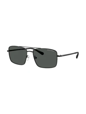 Armani Exchange okulary przeciwsłoneczne czarny