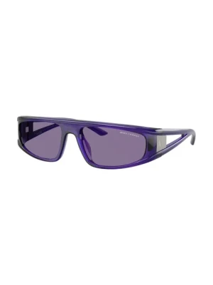 Armani Exchange okulary przeciwsłoneczne kolor fioletowy 0AX4159SU