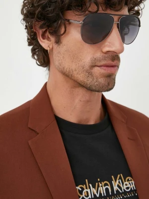 Zdjęcie produktu Armani Exchange okulary przeciwsłoneczne męskie kolor czarny 0AX2002