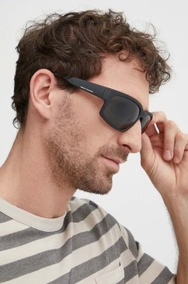 Armani Exchange okulary przeciwsłoneczne męskie kolor czarny 0AX4142SU