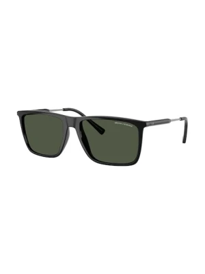 Armani Exchange okulary przeciwsłoneczne męskie kolor czarny 0AX4160S