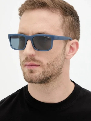 Armani Exchange okulary przeciwsłoneczne męskie kolor granatowy 0AX4165S