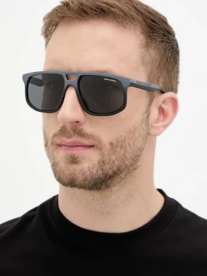 Armani Exchange okulary przeciwsłoneczne męskie kolor szary 0AX4161SU