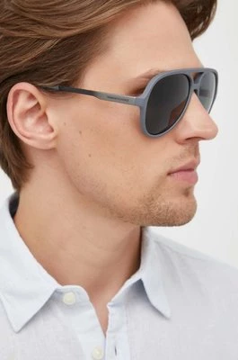 Armani Exchange okulary przeciwsłoneczne męskie kolor szary 0AX4133S