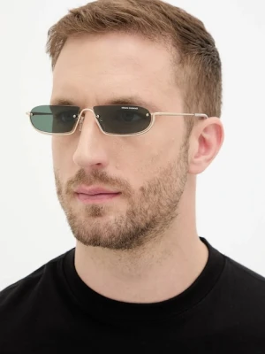 Armani Exchange okulary przeciwsłoneczne męskie kolor złoty 0AX2058S