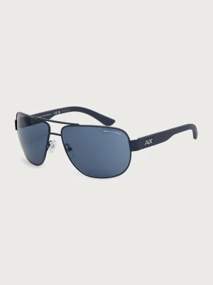 Armani Exchange okulary przeciwsłoneczne męskie niebieski