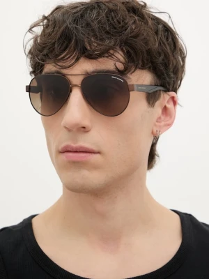 Armani Exchange okulary przeciwsłoneczne pilotki męskie