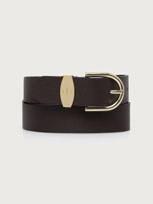Armani Exchange pasek damski brązowy