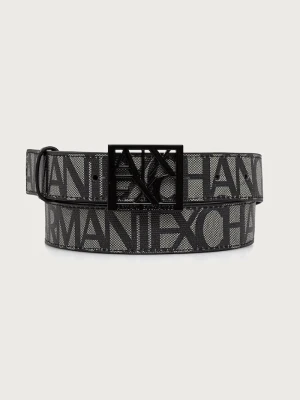 Armani Exchange pasek damski szary