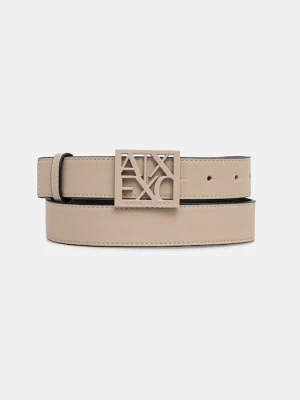 Armani Exchange pasek damski z imitacji skóry