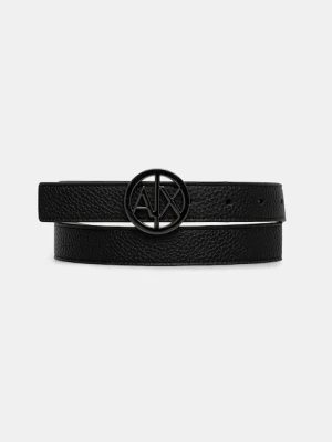 Armani Exchange pasek dwustronny damski z imitacji skóry
