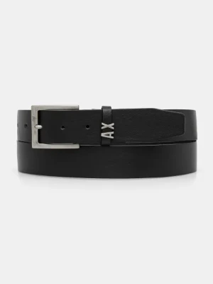 Armani Exchange pasek męski kolor czarny XM000606 AF12704