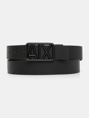 Armani Exchange pasek męski kolor czarny XM001006 AF13931
