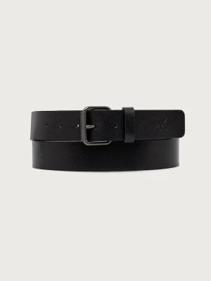 Armani Exchange pasek męski skórzany czarny