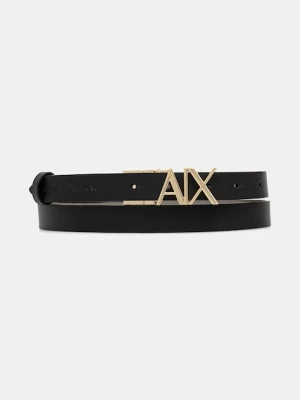 Armani Exchange pasek skórzany damski kolor brązowy XW002127 AF17157