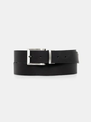 Armani Exchange pasek skórzany dwustronny czarny