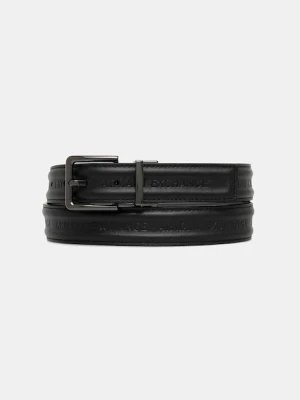 Armani Exchange pasek skórzany dwustronny męski kolor czarny XM001932 AF19019