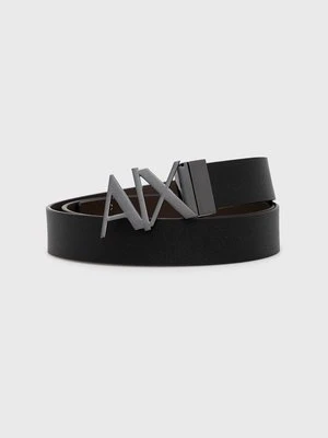 Armani Exchange pasek skórzany męski kolor czarny 951017 CC505