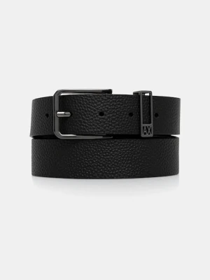 Armani Exchange pasek skórzany męski kolor czarny XM001695 AF17387