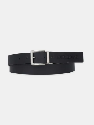 Armani Exchange pasek skórzany męski kolor czarny XM001700 AF17392