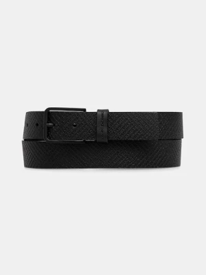 Armani Exchange pasek skórzany męski kolor czarny XM001738 AF17985