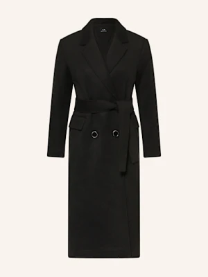 Armani Exchange Płaszcz schwarz