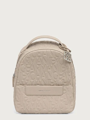 Armani Exchange plecak damski beżowy