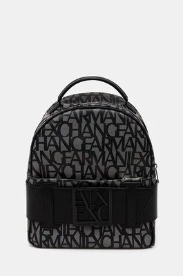 Armani Exchange plecak damski kolor beżowy mały wzorzysty 949153 3F742