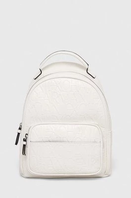 Armani Exchange plecak damski kolor biały mały gładki 942805 CC793