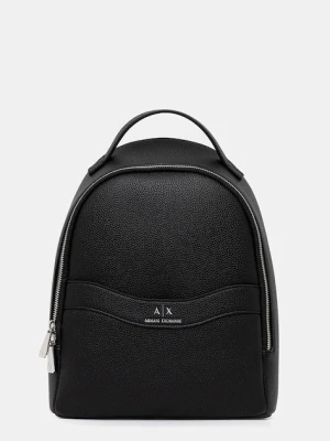 Armani Exchange plecak damski kolor czarny mały gładki XW000924 AF13676
