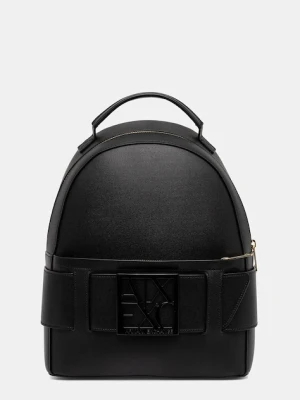 Armani Exchange plecak damski kolor czarny mały gładki XW001204 AF13672
