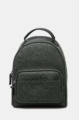 Armani Exchange plecak damski kolor zielony mały gładki 942805 CC793