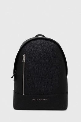 Armani Exchange plecak męski kolor czarny duży gładki 952631 CC828