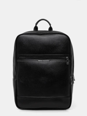 Armani Exchange plecak męski kolor czarny duży gładki XM001600 AF17205