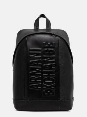 Armani Exchange plecak męski kolor czarny duży gładki XM001644 AF17211